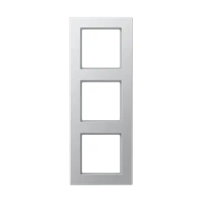 JUNG afdekraam 3-voudig A Creation aluminium (AC 583 AL)