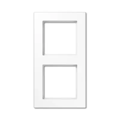 JUNG afdekraam 2-voudig A Creation alpine wit (AC 582 WW)