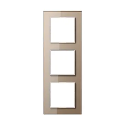 JUNG afdekraam 3-voudig A Creation champagne glas (AC 583 GL CH)
