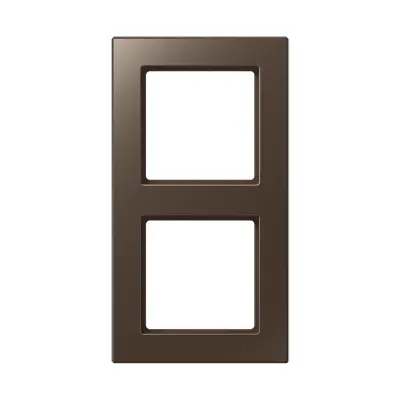 JUNG afdekraam 2-voudig A Creation mokka (AC 582 MO)