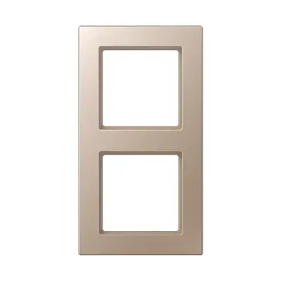 JUNG afdekraam 2-voudig A Creation champagne (AC 582 CH)