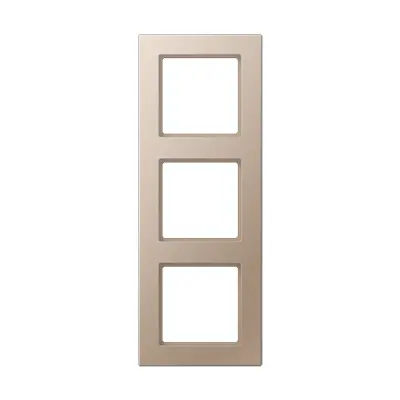 JUNG afdekraam 3-voudig A Creation champagne (AC 583 CH)