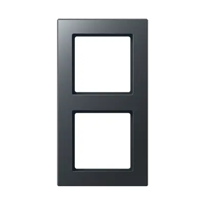 JUNG afdekraam 2-voudig A Creation antraciet mat (AC 582 BF ANM)