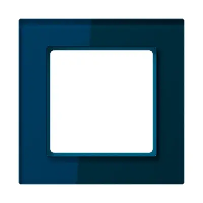 JUNG afdekraam 1-voudig A Creation nachtblauw (AC 581 GL NB)