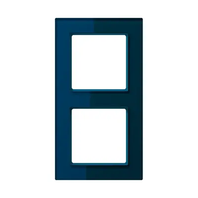 JUNG afdekraam 2-voudig A Creation nachtblauw (AC 582 GL NB)