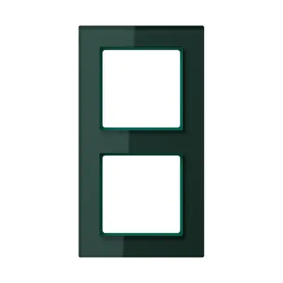 JUNG afdekraam 2-voudig A Creation smaragd-groen (AC 582 GL SG)