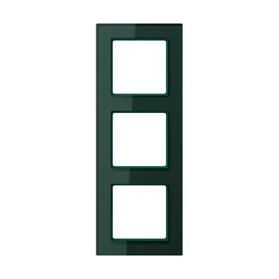 JUNG afdekraam 3-voudig A Creation smaragd-groen (AC 583 GL SG)