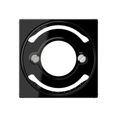 JUNG centraalplaat voor lichtsignalen A-range zwart glans (A 537 BFPL SW)