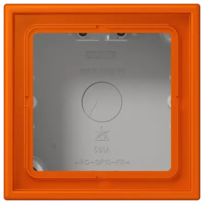 JUNG opbouwbak 1-voudig LS990 orange vif 260 (LC 581 A 260)