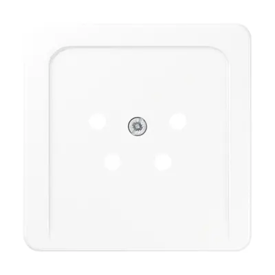 JUNG centraalplaat telefoon 4-polig CD500 alpine wit (CD 561 NTF WW)