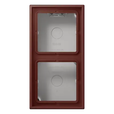 JUNG opbouwbak 2-voudig Les Couleurs sienne brulee 31 235 (LC 582 A 235)