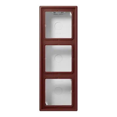 JUNG opbouwbak 3-voudig Les Couleurs sienne brulee 31 235 (LC 583 A 235)