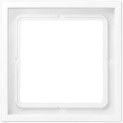 JUNG afdekraam 1-voudig LS ZERO thermoplast sneeuwwit mat (LSZ 981 BF WWM)