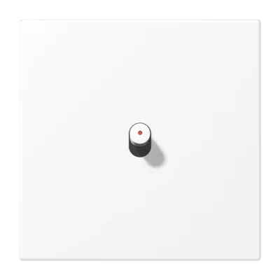 JUNG schakelwip met lens cilinder LS1912 sneeuwwit mat (AL 12-0 KO WWM R 07)