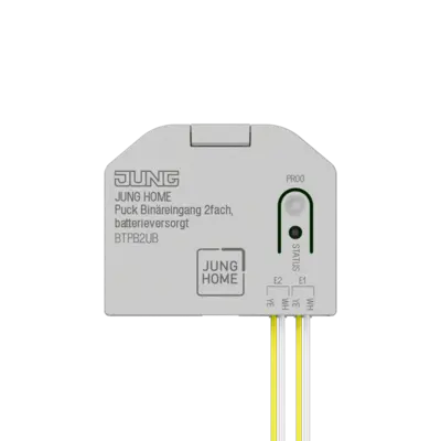 JUNG HOME Puck binaire ingang 2-voudig batterijgevoed (BT P B2 U B)
