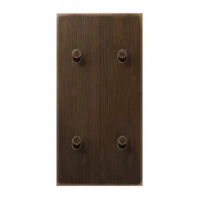 JUNG schakelwip kegel voor 2 x dubbele schakelaar verticaal LS1912 messing antiek (ME 12-25 AT K 26)