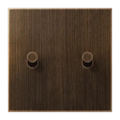 JUNG schakelwip 2-voudig kegel LS1912 messing antiek (ME 12-5 AT K 26)