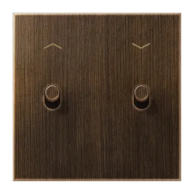 JUNG wip tbv jaloezieschakelaar cilinder LS1912 messing antiek (ME 12-5 P AT R 26)