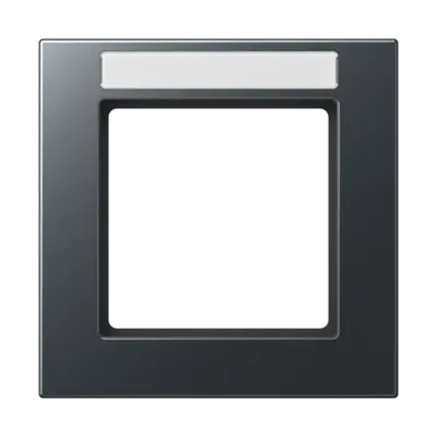 JUNG afdekraam 1-voudig met tekstvenster A550 antraciet mat (A 5581 BF NA ANM)