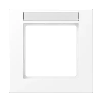 JUNG afdekraam 1-voudig met tekstvenster A550 sneeuwwit mat (A 5581 BF NA WWM)