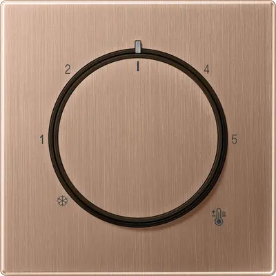 JUNG knop voor ruimtethermostaat LS990 geborsteld brons (BRG 1749)