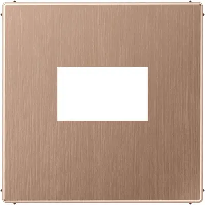 JUNG centraalplaat USB-lader met klikbevestiging LS990 geborsteld brons (BRG 1969 USB)