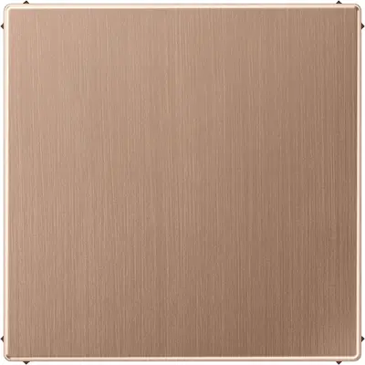 JUNG centraalplaat blinddeksel incl. draagframe LS990 geborsteld brons (BRG 2994 B)