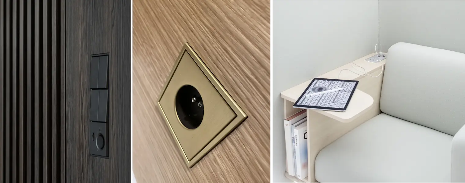 JUNG LS ZERO schakelmateriaal in diverse kleur- en materiaaluitvoeringen