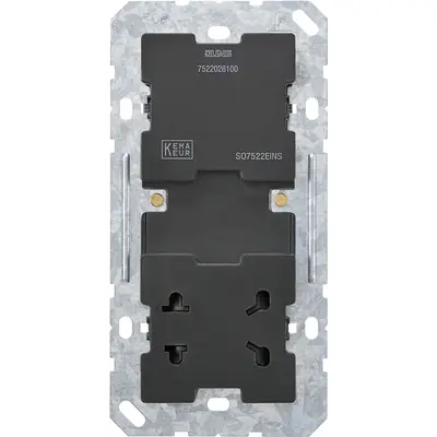 JUNG basiselement scheerwandcontactdoos (SO 7522 EINS)