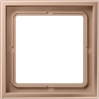 JUNG afdekraam 1-voudig LS ZERO thermoplast geborsteld brons (LSZ BRG 981 BF)