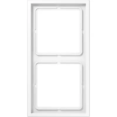 JUNG Afdekraam 2-voudig LS ZERO thermoplast alpine wit (LSZ 982 BF WW)