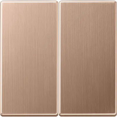 JUNG schakelwip 2-voudig LS990 geborsteld brons (BRG 2995)