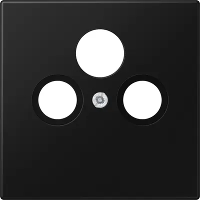 JUNG centraalplaat coax/sat LS990 grafietzwart mat (LS 990 SAT SWM)