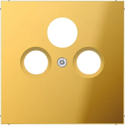 JUNG centraalplaat coax/sat LS990 goudkleurig (GO 2990 SAT)