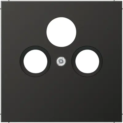 JUNG centraalplaat coax/sat LS990 antraciet gelakt aluminium (AL 2990 SAT AN)