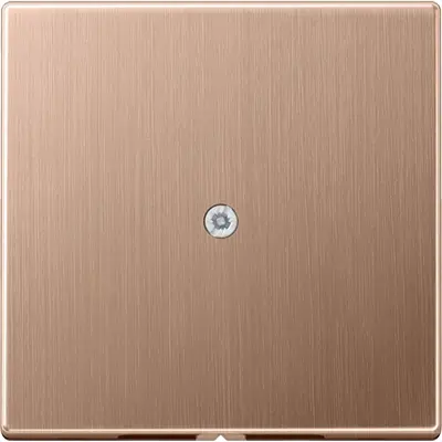 JUNG centraalplaat snoer invoer incl. draagframe LS990 geborsteld brons (BRG 2990 A)