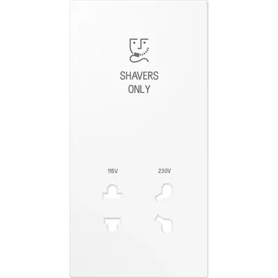 JUNG afdekking voor scheerwandcontactdoos LS990 alpine wit (SO LS 7522 WW PL)