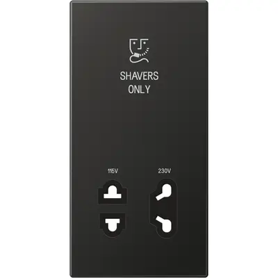 JUNG afdekking voor scheerwandcontactdoos LS990 antraciet gelakt aluminium (SO AN 7522 PL)