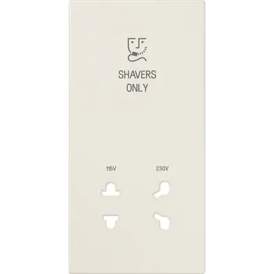 JUNG afdekking voor scheerwandcontactdoos LS990 creme (SO LS 7522 PL)
