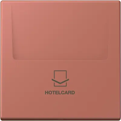 JUNG afdekking hotelcard-schakelaar Les Couleurs terre sienne brique 236 (LC 590 CARD 236)