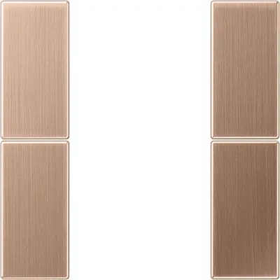 JUNG tasterset F50 LS990 geborsteld brons (BRG 2502 TSA)