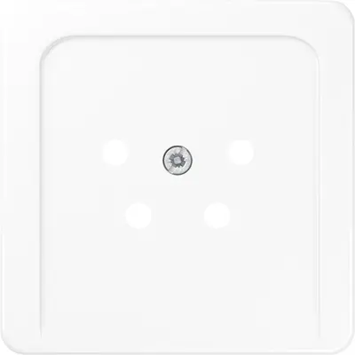 JUNG centraalplaat telefoon 4-polig CD500 alpine wit (CD 561 NTF WW)
