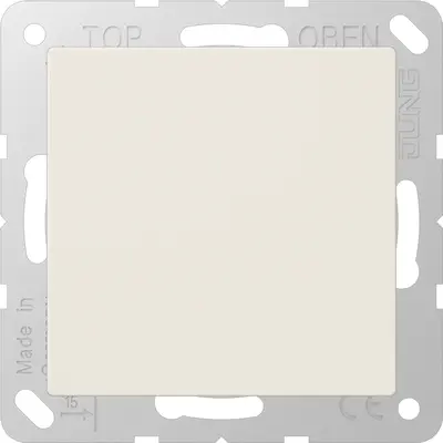 JUNG centraalplaat blinddeksel incl. draagframe AS500 creme (A 594-0)