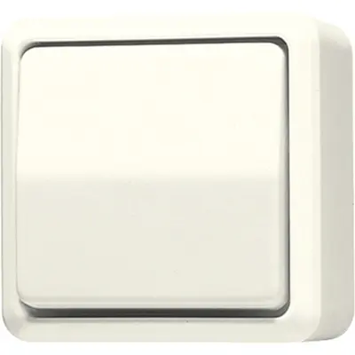 JUNG opbouw wisselschakelaar 10A AP600 creme (606 A)