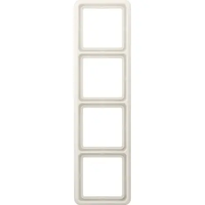 JUNG afdekraam 4-voudig CD500 creme (CD 584 W)