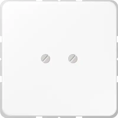 JUNG centraalplaat blinddeksel geschroefd incl. draagframe CD500 alpine wit (CD 561 B WW)