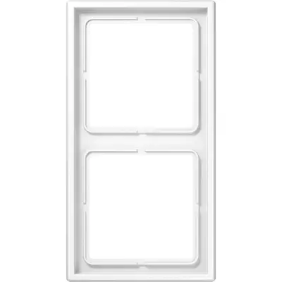 JUNG afdekraam 2-voudig LS990 alpine wit (LS 982 WW)