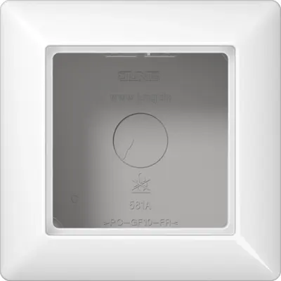 JUNG opbouwbak 1-voudig AS500 alpine wit (AS 581 A WW)