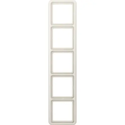 JUNG afdekraam 5-voudig CD500 creme (CD 585 W)