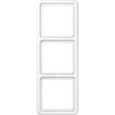 JUNG afdekraam 3-voudig CD500 alpine wit (CD 583 WW)
